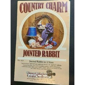Vintage 1983 Creative Needlearts Country Charm Jointed Rabbit Kit #825 - 3 Sizes